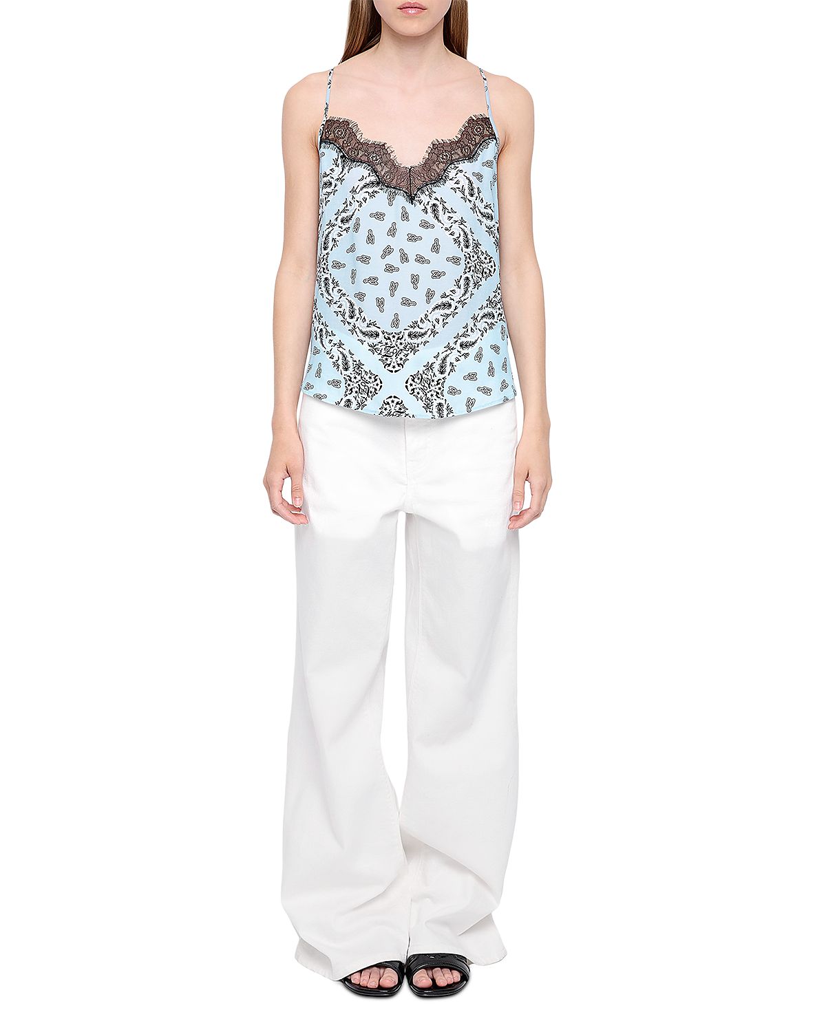 Zadig & Voltaire Cespa Soft Bandana Camisole Top