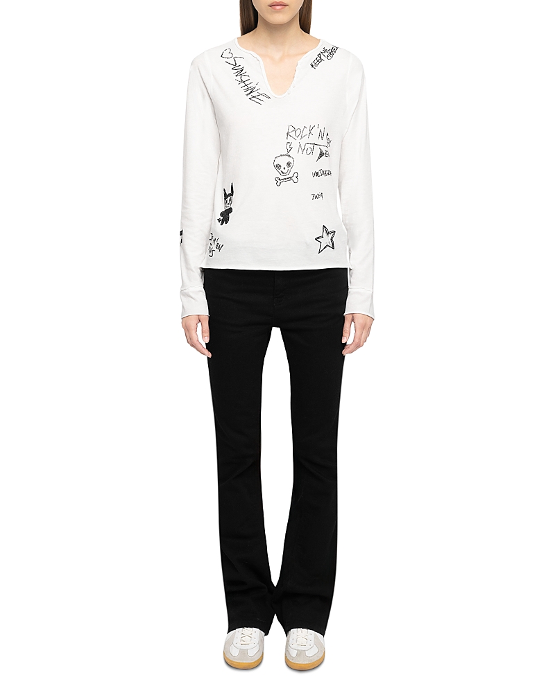 Zadig & Voltaire Tunisian Henley Top