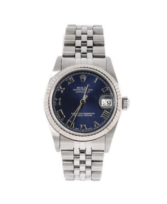 Oyster Perpetual Datejust Automatic Watch in Stainless Steel and White Gold 31mm