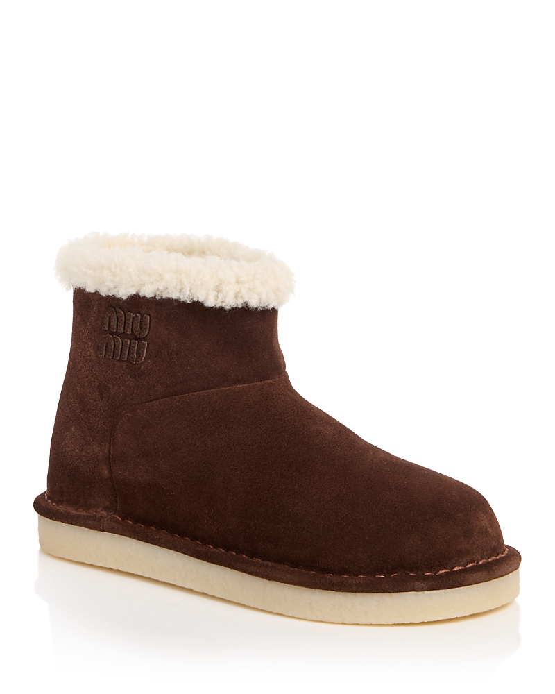 Miu Miu Women's Shearling Booties
