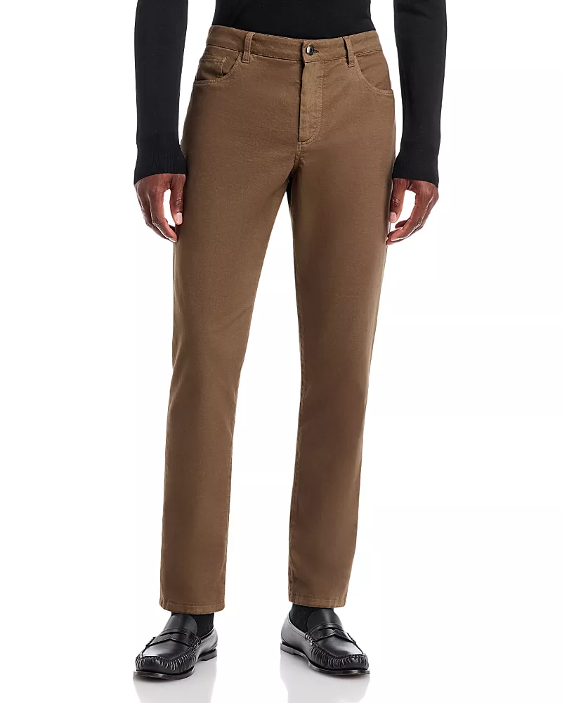 Canali Regular Fit Five Pocket Pants