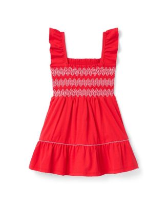 red dress janie and jack Girl Holiday Red American Girl x Janie and Jack Holly-Red Party Dress by  Janie and Jack