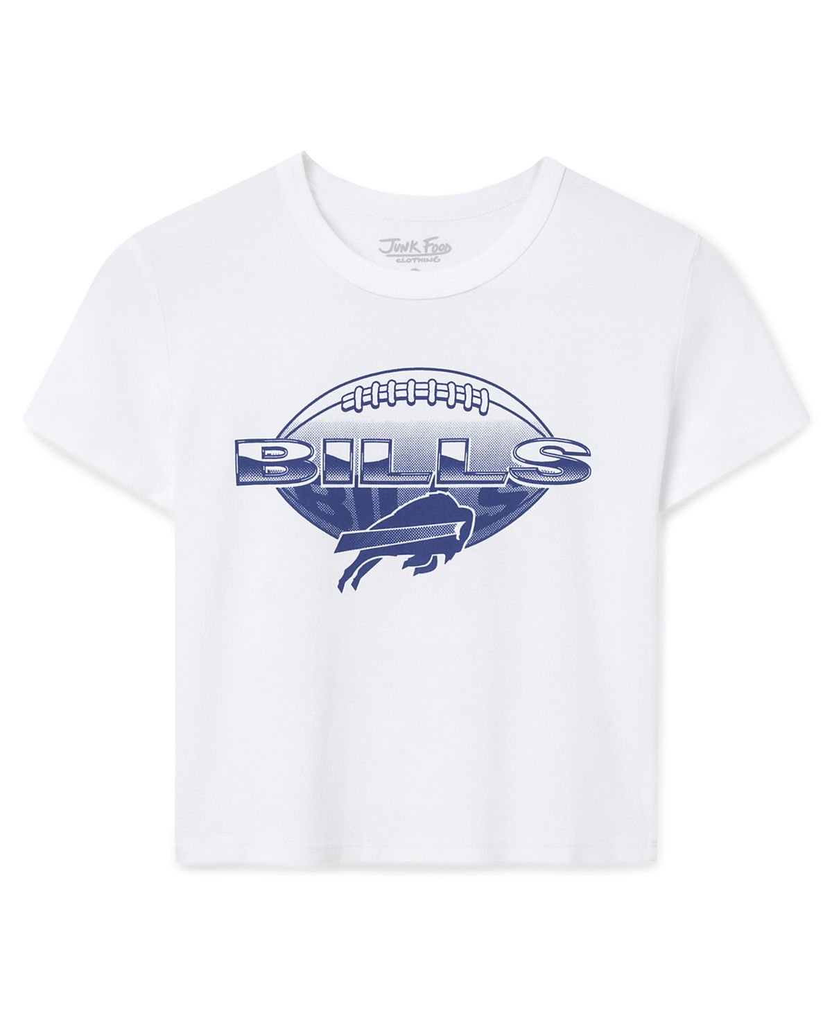 Junk Food Clothing Women's Buffalo Bills Repeat Baby Tee