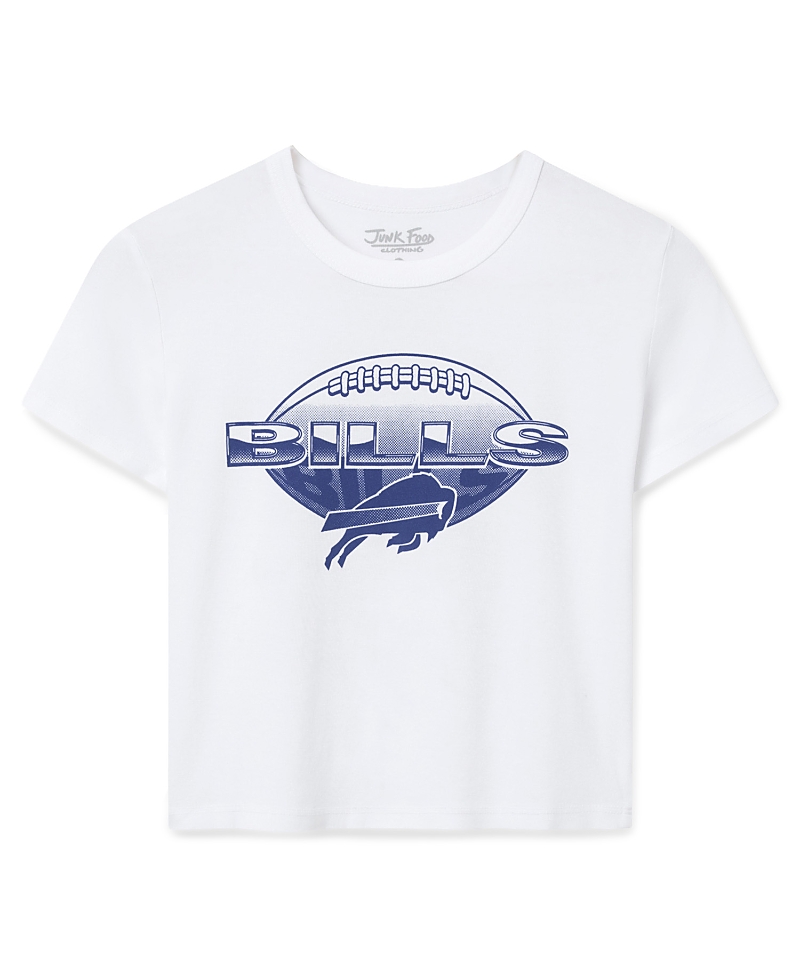 Junk Food Clothing Women's Buffalo Bills Repeat Baby Tee