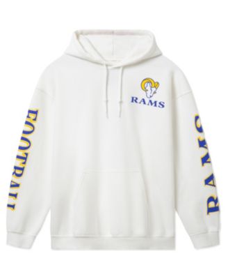Junk Food Clothing Unisex Los Angeles Rams Fandom Hoodie In White