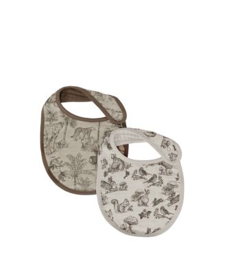  Unisex 2-Piece Muslin Bibs - Baby