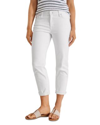 Ella Mid Rise Slim Boyfriend Jeans in Sugar Wash