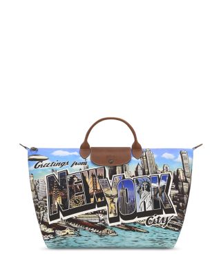 x Jeremy Scott NYC Canvas Travel Bag