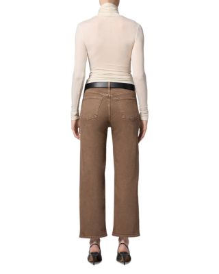 Palma High Rise Straight Jeans in Cocoa - thumbnail 3