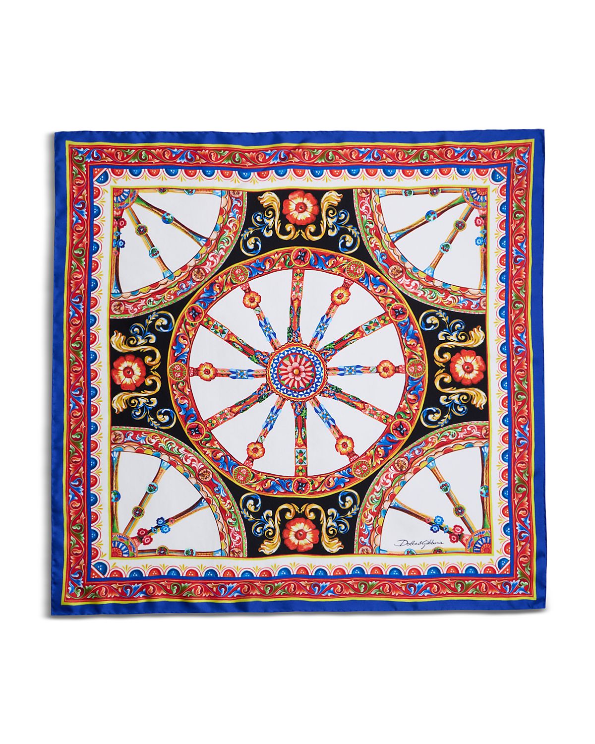 Dolce & Gabbana Carretto Silk Twill Scarf