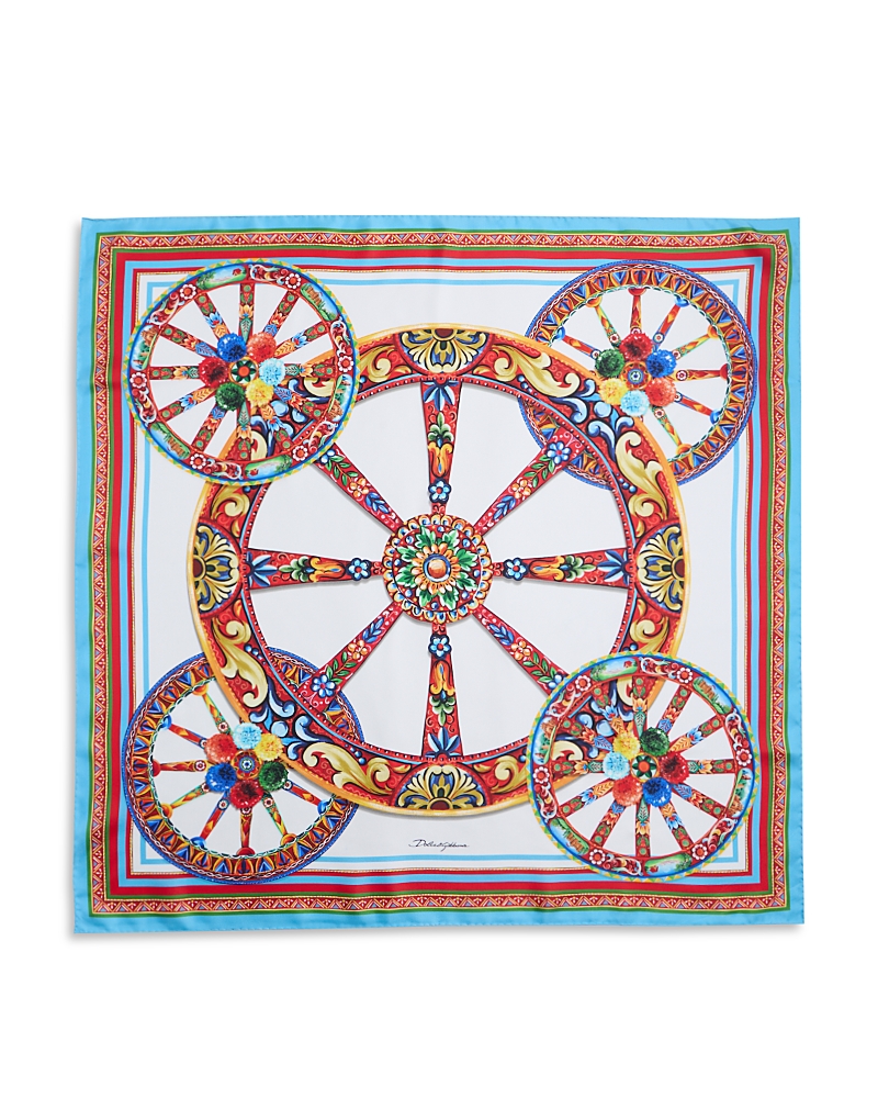 Dolce & Gabbana Carretto Silk Twill Scarf
