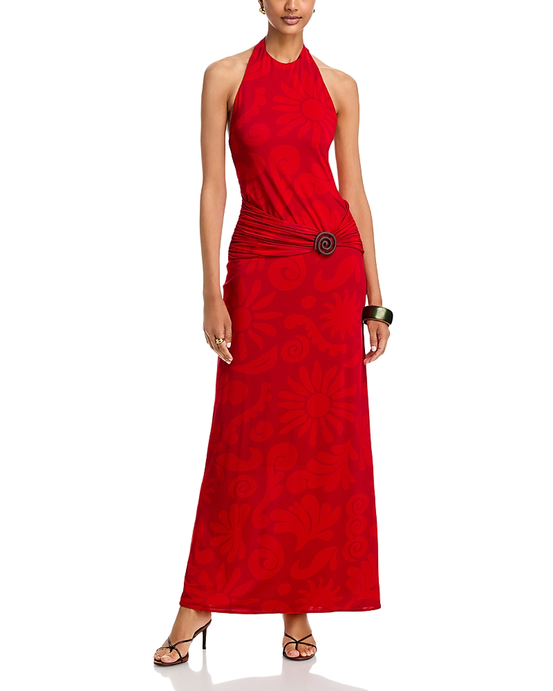 Cala de la Cruz Cairo Halter Dress