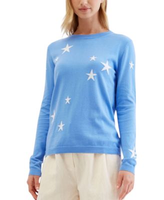  Women's Wool Cashmere Star Sweater