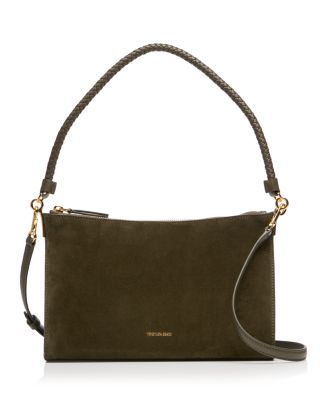 Vida Small Suede Shoulder Bag