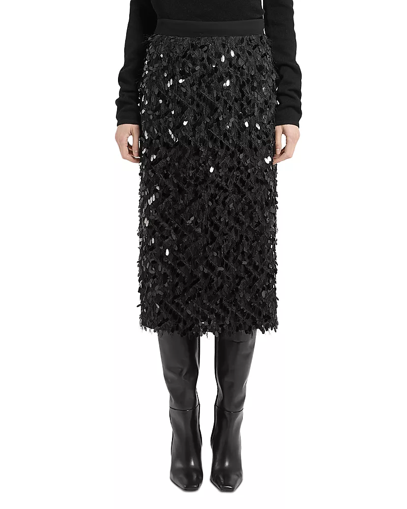 Marella Mllmemore Sequined Coupe Skirt