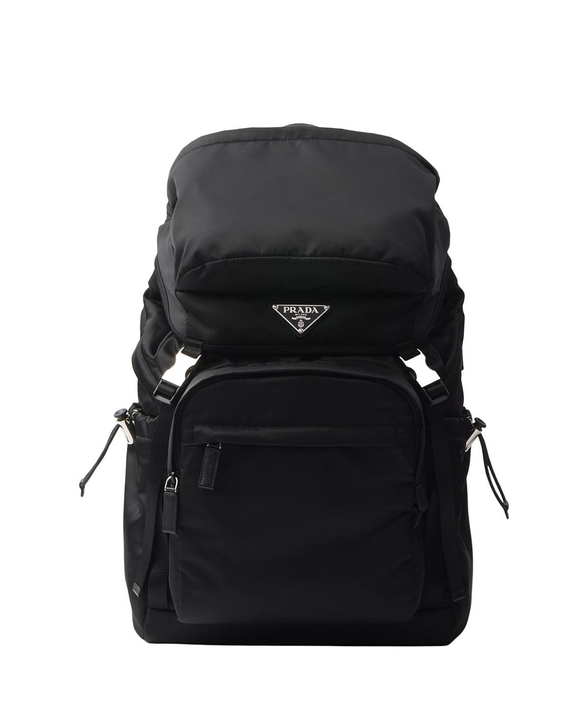 Prada Re-Nylon And Saffiano Leather Backpack