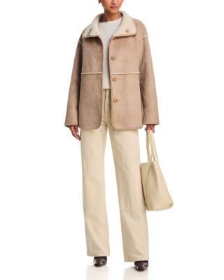 Shona Reversible Faux Sherpa Jacket - thumbnail 2