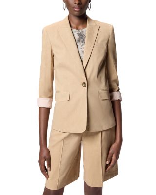 Freda Stretch Linen Blend Jacket