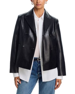rag & bone Finley Faux Leather Jacket