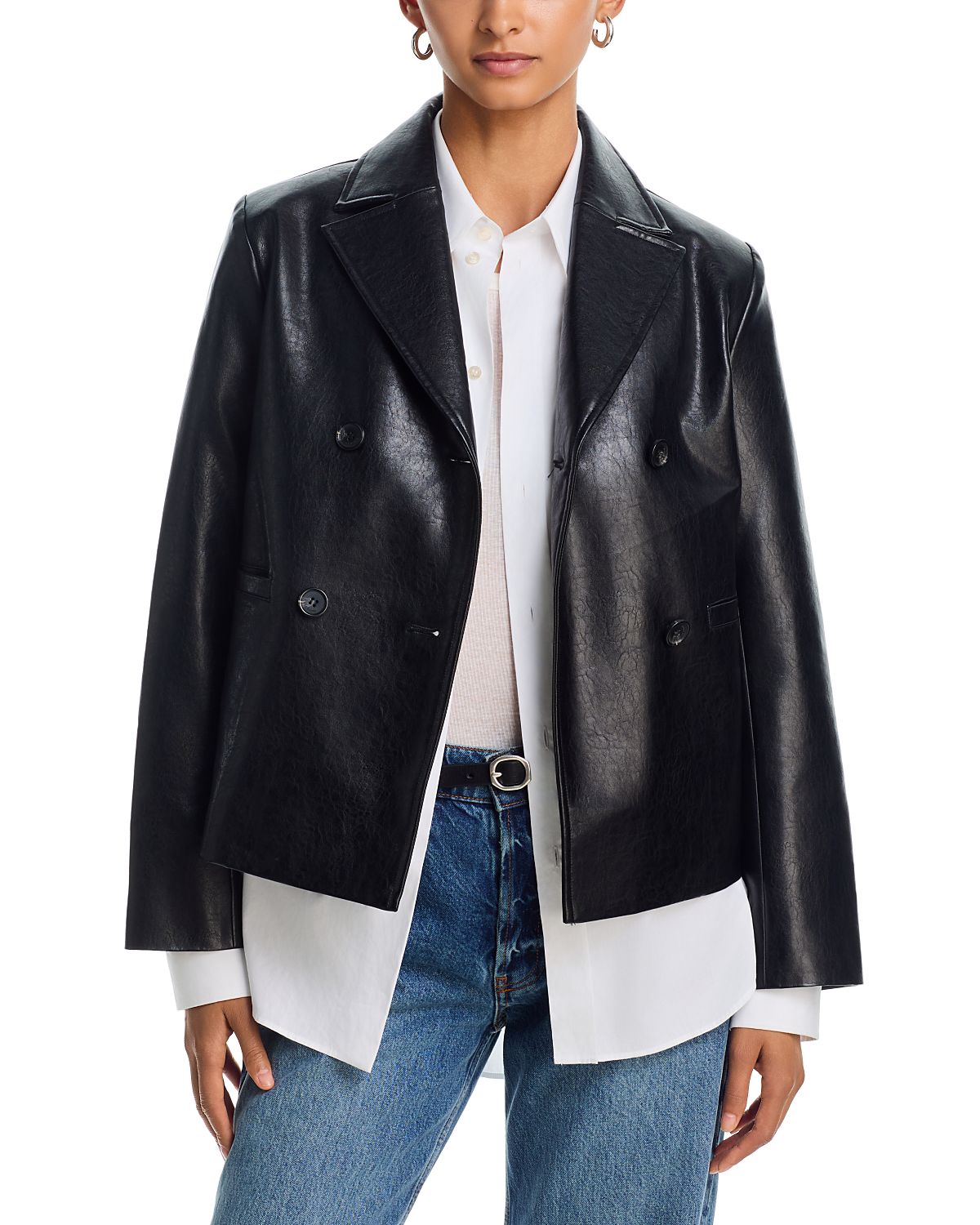 rag & bone Finley Faux Leather Jacket