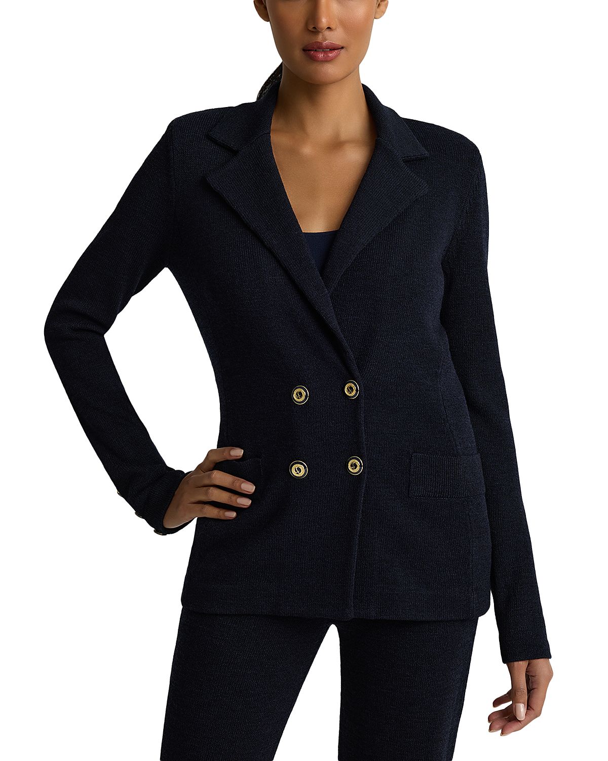 St. John Legacy Crepe Wool Blend Blazer