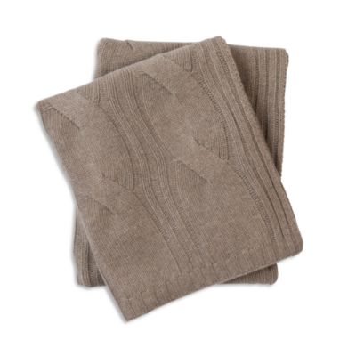 Cable Knit Throw Blanket