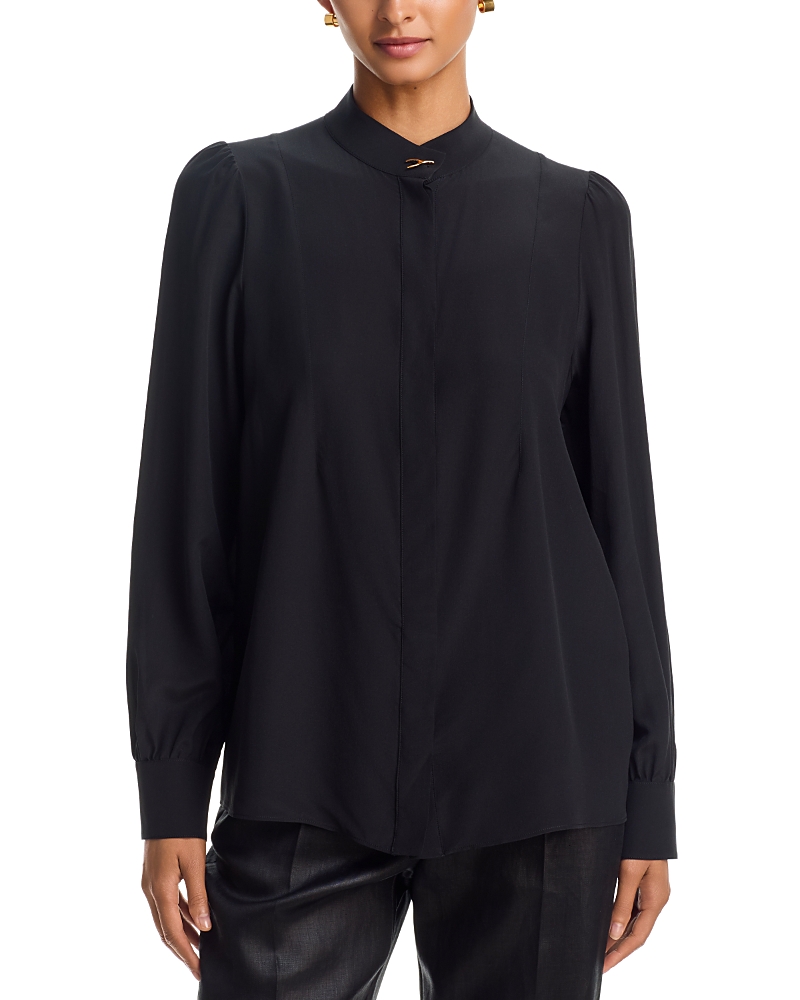 McQueen Wishbone Silk Shirt