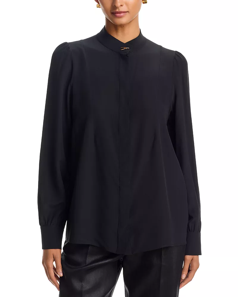 McQueen Wishbone Silk Shirt