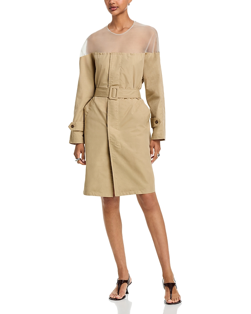 MM6 Maison Margiela Cotton Miidi Trench Dress