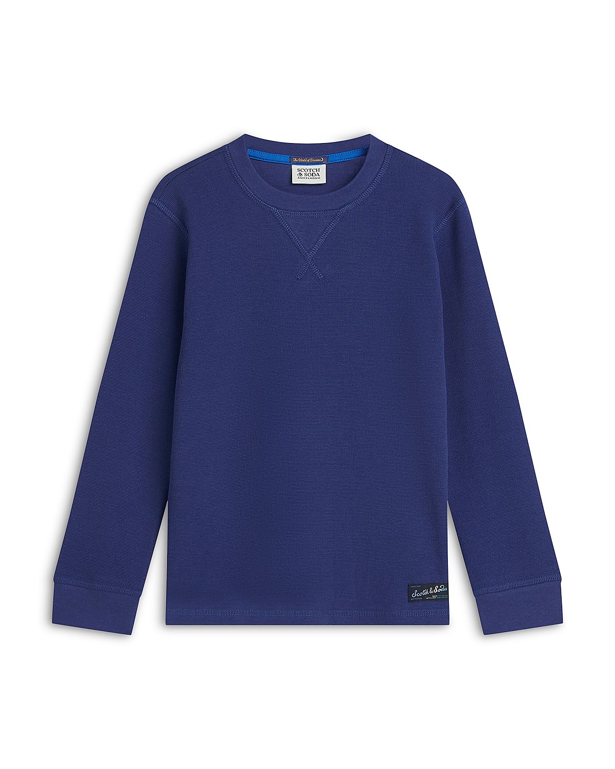 Scotch & Soda Boys' Waffled Long Sleeved Tee - Little Kid