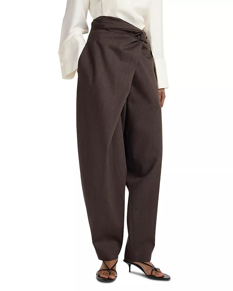 Rohe Sarong Knot Wool Trousers
