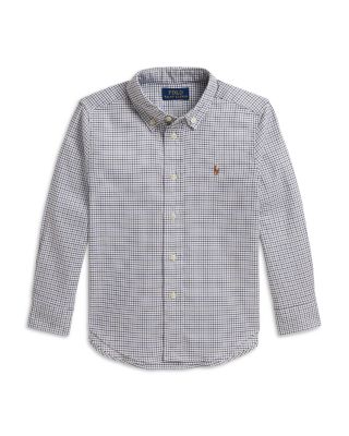 Boys' Checked Performance Oxford Shirt - Little Kid