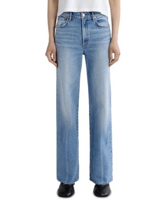 Harper Mid Rise Straight Jeans in Outlook