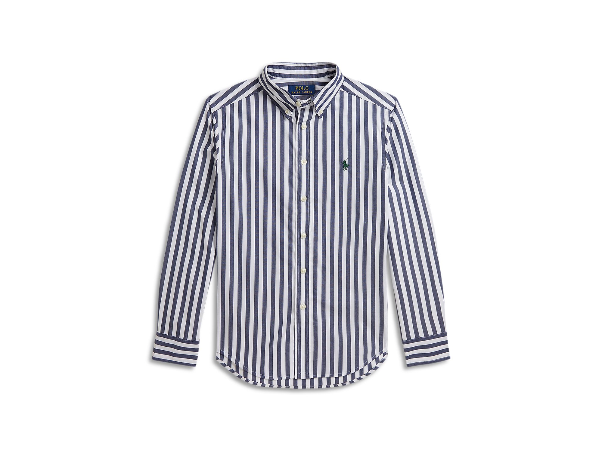 Boys' Striped Cotton Poplin Shirt - Big Kid - Image 1