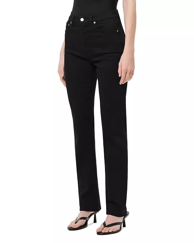 Agolde 90s Pinch Waist High Rise Straight Jeans in Cover