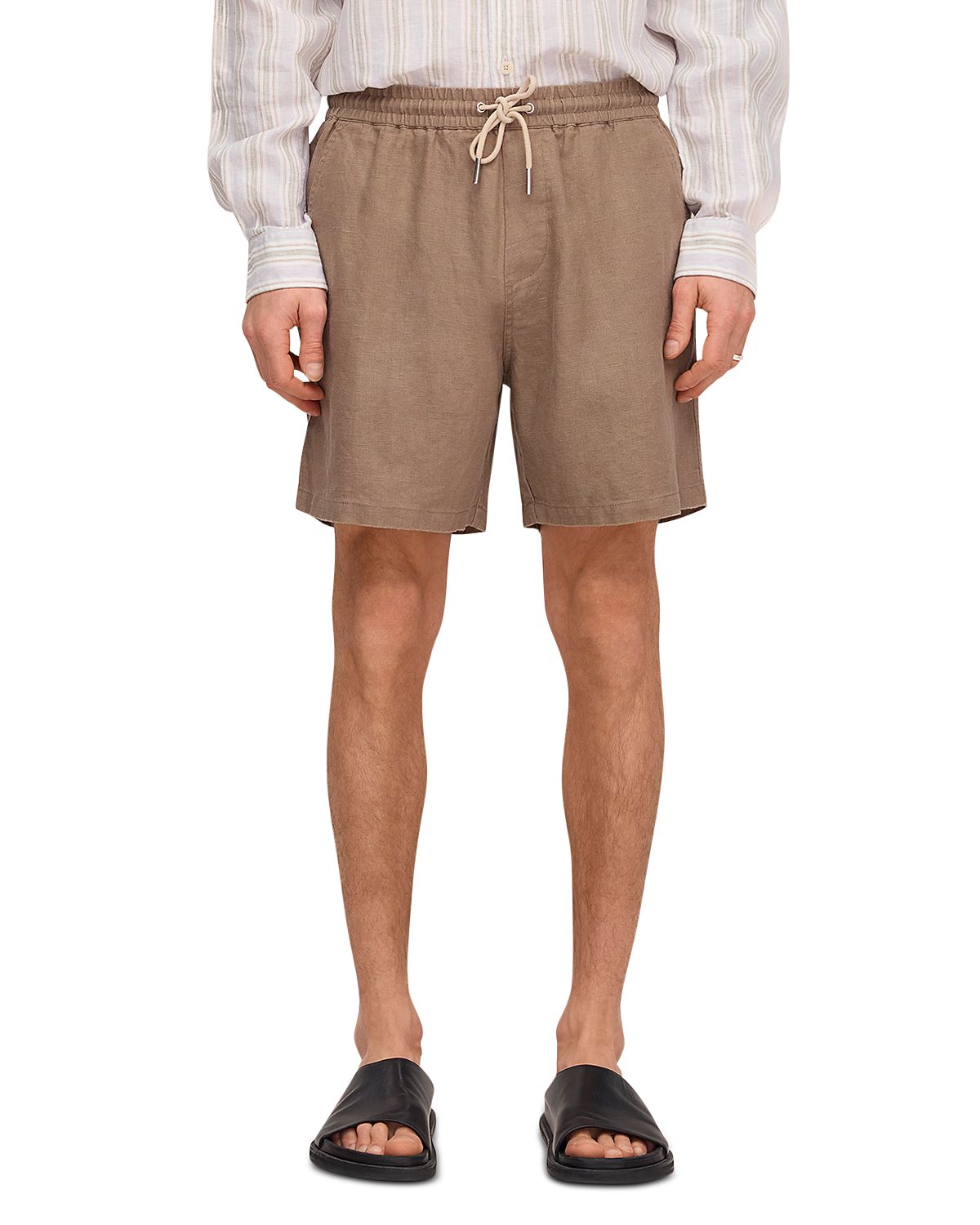 NN07 Gregor 1454 Relaxed Fit Linen Shorts