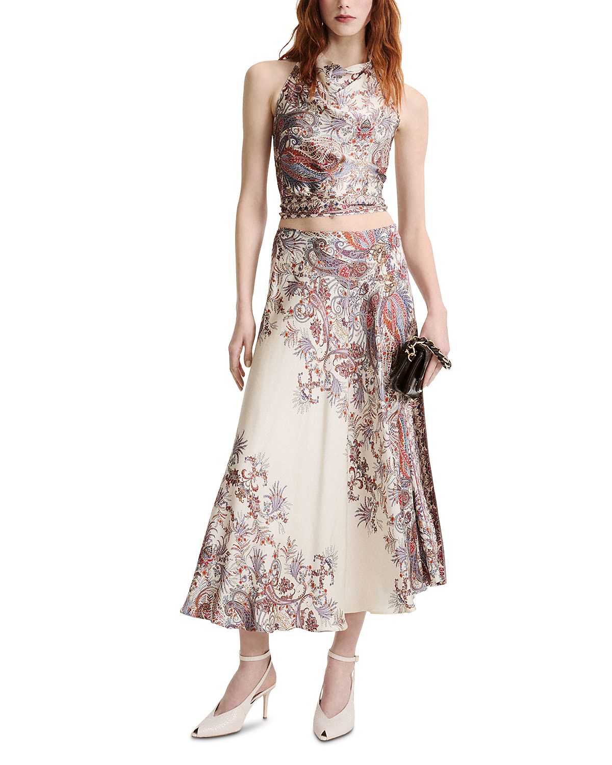 Marella Mlldecano Satin Skirt