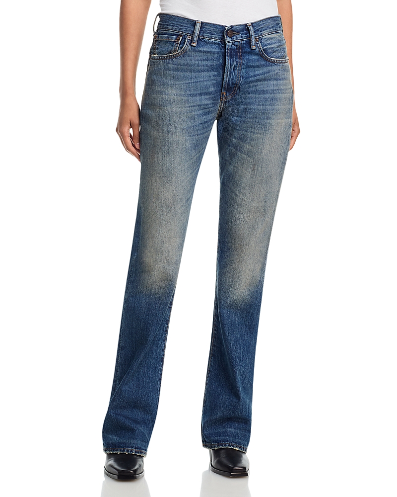 Acne Studios 2009F Mid Rise Jeans in Mid Blue