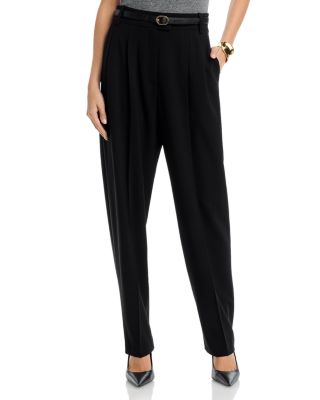 Dru Tapered Pleat Trousers