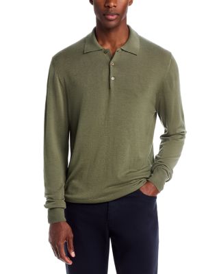 Merino Knit Polo Sweater