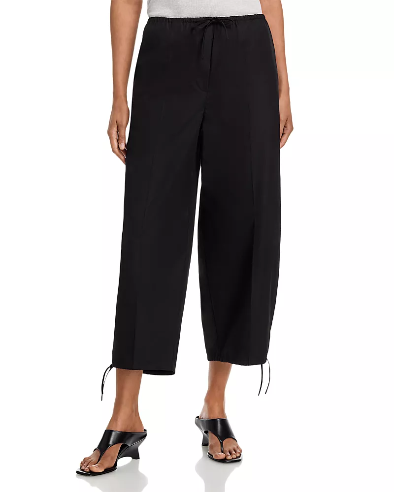 Toteme Drawstring Cotton Trousers