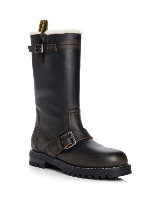 Women's Commando Shearling Lined Combat Boots