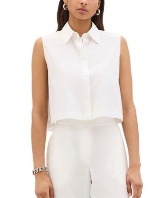  Cropped Sleeveless Shirt