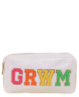  with GRWM Patch Nylon Pouch
