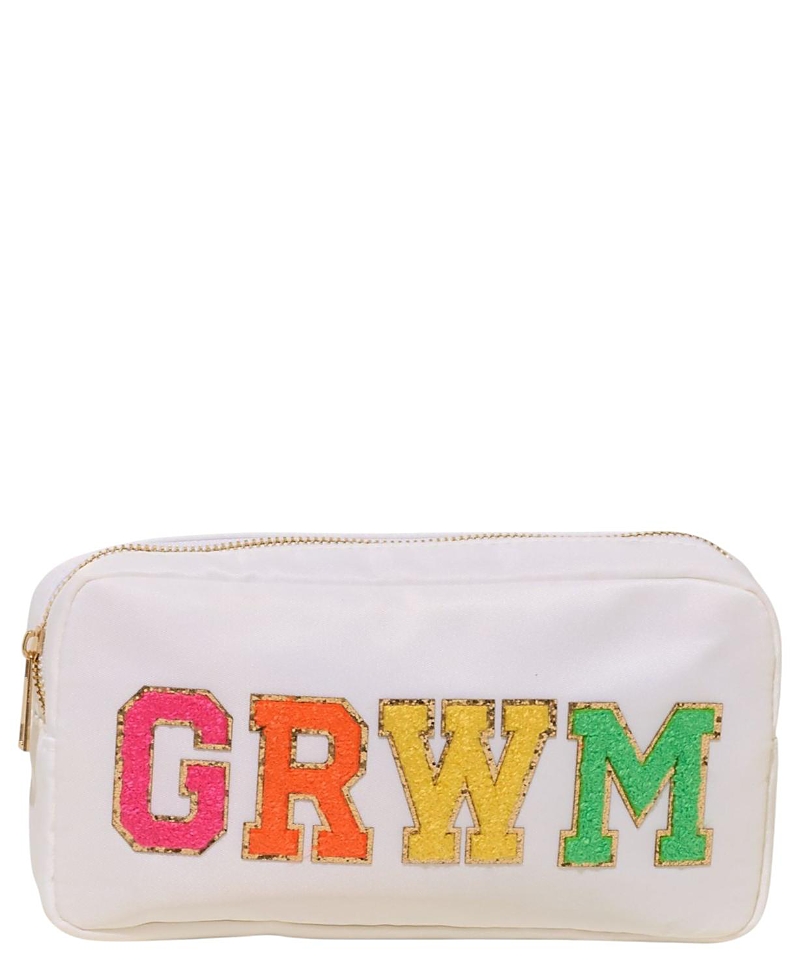 Malibu Sugar with Grwm Patch Nylon Pouch