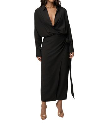 Jluxlabel Skyline Wrap Midi Dress