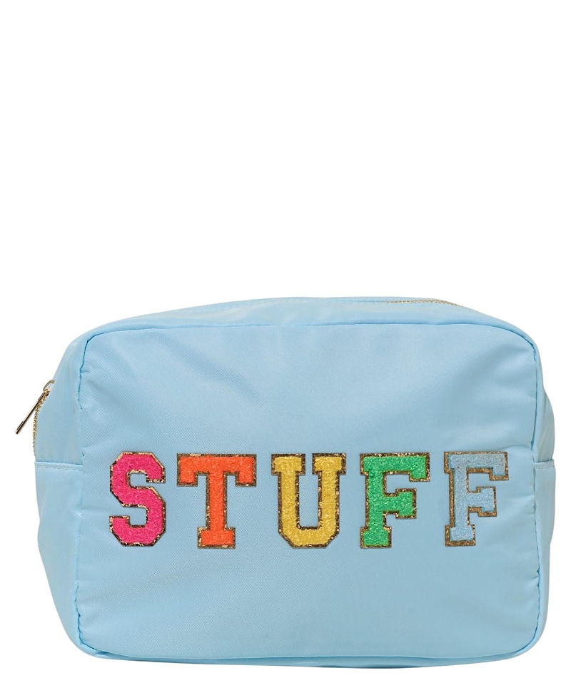Malibu Sugar with Stuff Patch Nylon Pouch