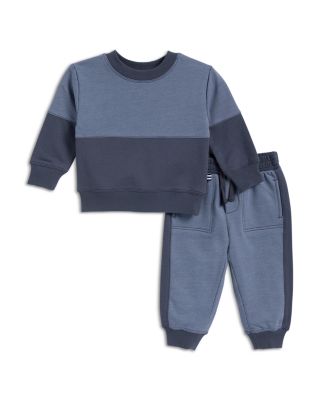 Boys' Stormy Color Blocked Crewneck Top & Pants Set - Baby