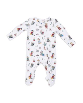 Boys' Winter Sports Dogs 2 Way Zipper Footie - Baby