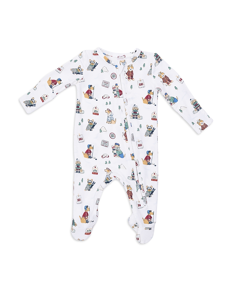 Angel Dear Boys' Winter Sports Dogs 2 Way Zipper Footie - Baby